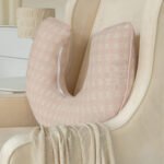 Almofada Amamentação em Tricot Xadrez Bela