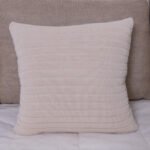 Almofada em Tricot Canelado Geada Fazendinha