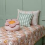 Kit Base Floral Para Cama de Solteiro