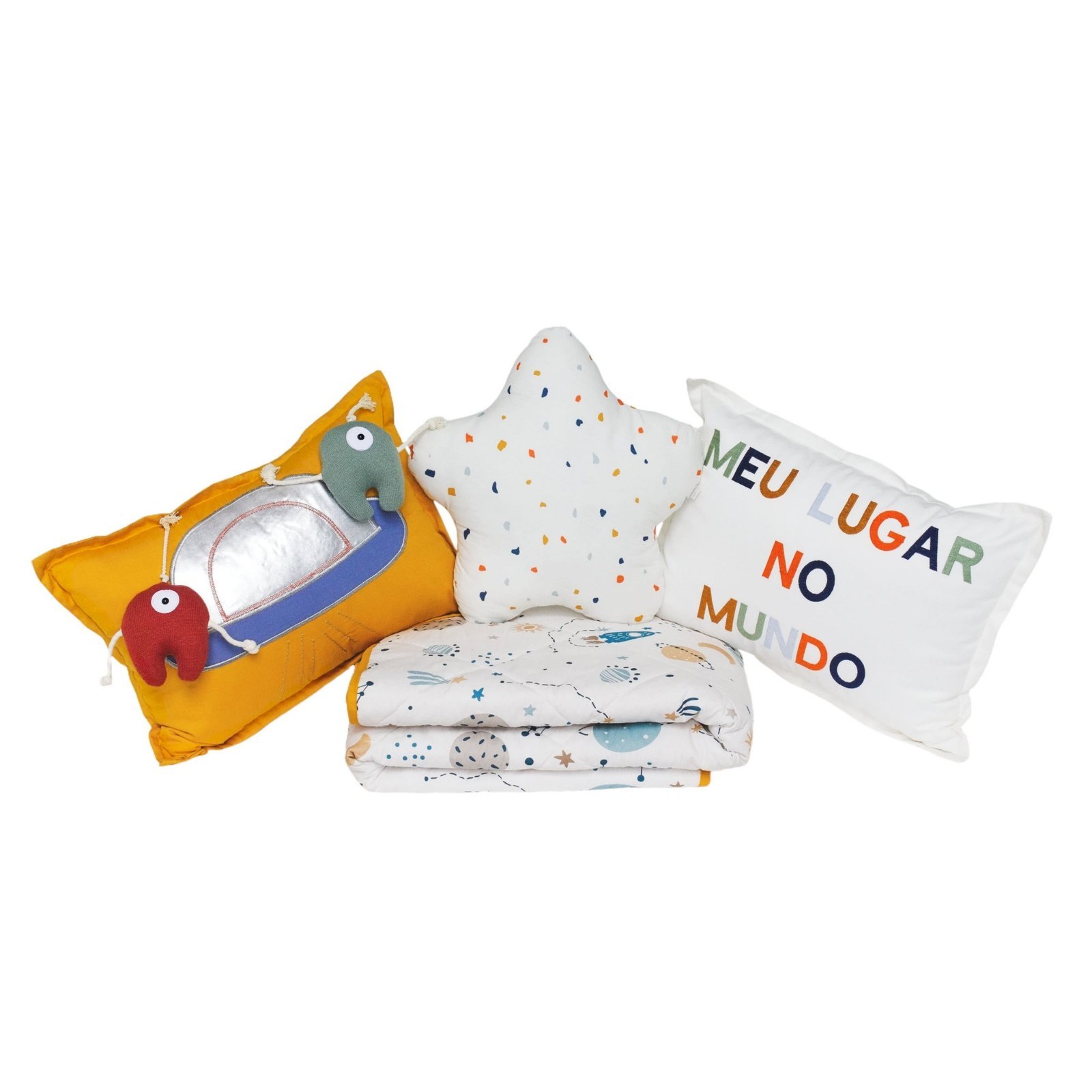 Kit Meu Lugar no Mundo Para Cama de Solteiro - Imagem 3