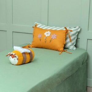Kit Base Verde Para Cama de Solteiro