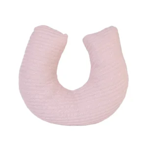 Almofada de Amamentação Tricot Trança Rosa Una 1