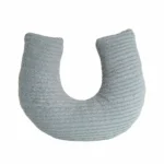 Almofada de Amamentação Tricot Trança Verde Maré 1