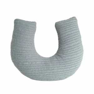 Almofada de Amamentação Tricot Trança Verde Maré 1